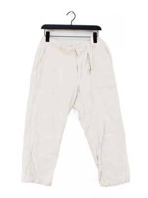 Engineered Garments Men's Trousers S Cream 100% Cotton Tapered Chino