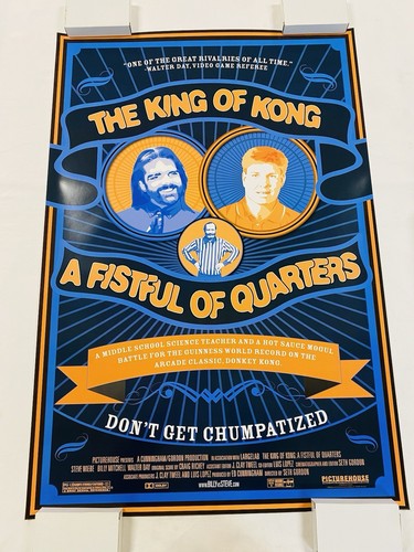 2007 KING OF KONG A FISTFUL OF QUARTERS *NMT* ORIGINAL 27x40 MOVIE POSTER RARE