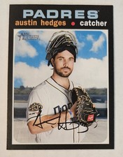 AUSTIN HEDGES 2020 Topps Heritage #104 Padres WS Champ