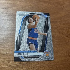Pacome Dadiet Prizm #259 Glitter (RC) New York Knicks Ungraded Rookie Basketball