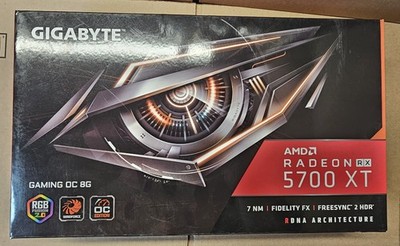 GIGABYTE AMD Radeon RX 5700 XT 8GB GDDR6 Graphics Card (GVR57XTGAMING8GD) W/Box