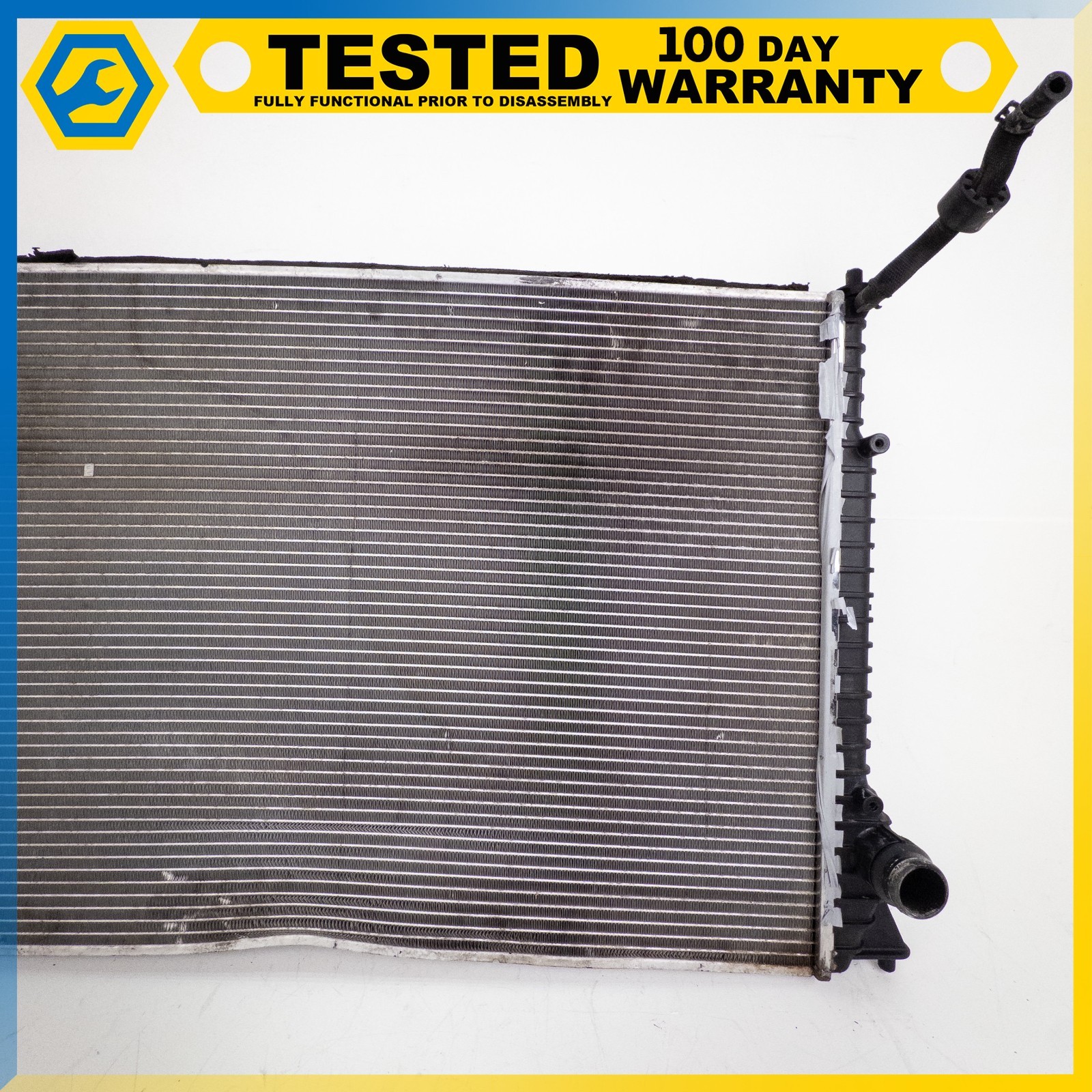 03-13 BENTLEY CONTINENTAL GT FLYING SPUR ENGINE COOLING RADIATOR AC CONDENSER OE