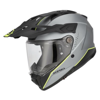 ACERBIS ATTACK Dual Road Enduro Helm grau/gelb