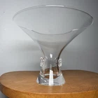 Vintage Steuben Signed Crystal Art Glass George Thompson Bouquet Vase Excellent