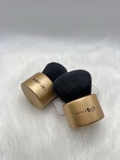 2x Kabuki Face Brush BELLE BEAUTY W/ Bamboo Handle Travel Discontinued NEW