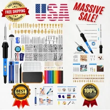 Complete DIY Wood Burning Set with 59 Tips & Accessories for All Skill Levels