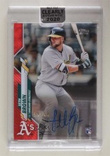 2020 Topps Clearly Authentic Auto Red 32/50 Seth Brown #CCA-SB Auto n0c
