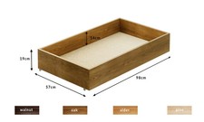 Under Bed Storage Drawer – Solid Wood With Wheels, Straight Sides, Easy Assembly