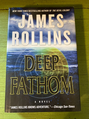 James Rollins Deep Fathom Hard Cover DJ Near Like New