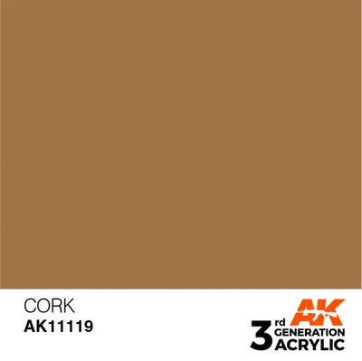 AK Interactive 3rd Gen Acrylic AK11119 Cork 17ml