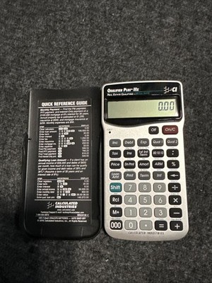 Calculated Industries Qualifier Plus IIIx 3415 Finance Calculator Needs Batterys