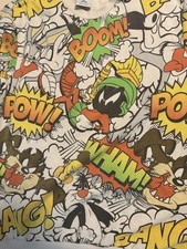 Looney Tunes Sweatshirt Mens XL Crewneck All Over Print Bugs Marvin Taz Comic