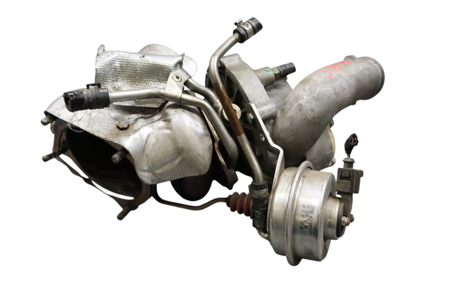 03-08 Bentley Continental GTC GT 6.0L W12 Left Side Turbocharger 07C145061AB OEM