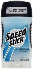 Speed Stick Deodorant, Ocean Surf, 3 Ounce, Pack of 6 