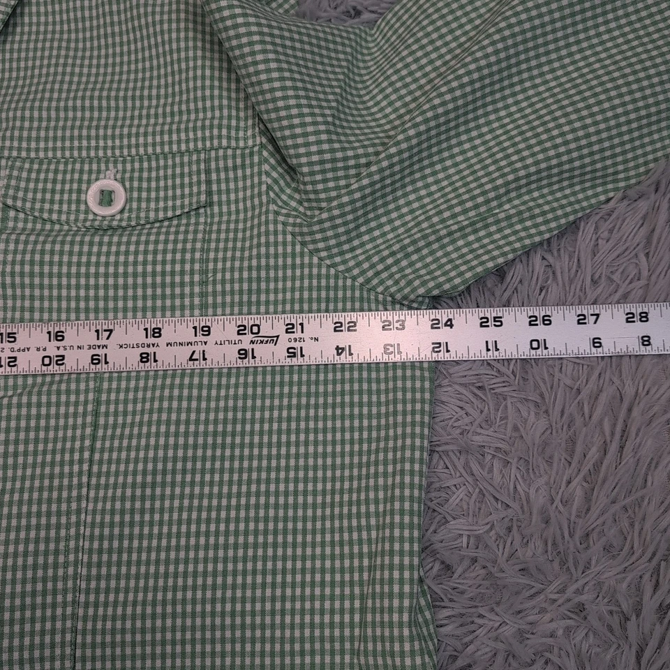 Куртка женская Alfred Dunner 16 зеленая клетчатая с карманами на пуговицах комфортная повседневная - Изображение 3 из 4