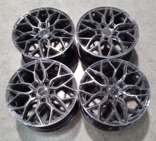 Liquid Metal 16x7 Gun Metal Gray Four Wheels Rims Set From 2015 Nissan Sentra