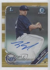 2019 Bowman Chrome Prospect Gold Refractor 13/50 Brock Burke #CPA-BBU Auto 02d2