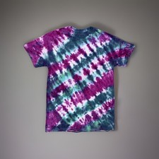 Tie Dye T Shirt Medium Streetwear Y2K 90s Style Cotton Summer Holiday Retro