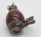 Vintage Sterling Silver Cat Figurine Stone Egg Taxco Mexico — photo 9