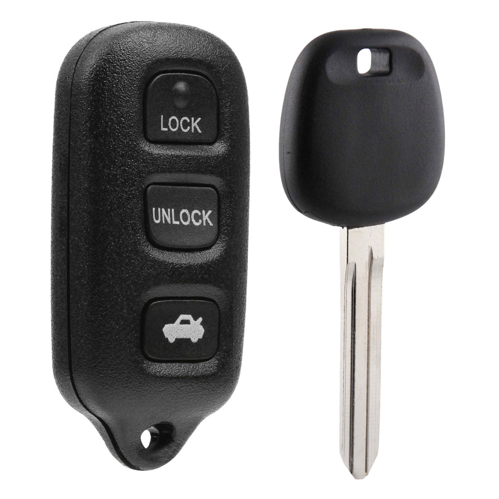For Gq43vt14t Toyota Camry 4 Button Keyless Entry Remote Fob Car + 4C Key