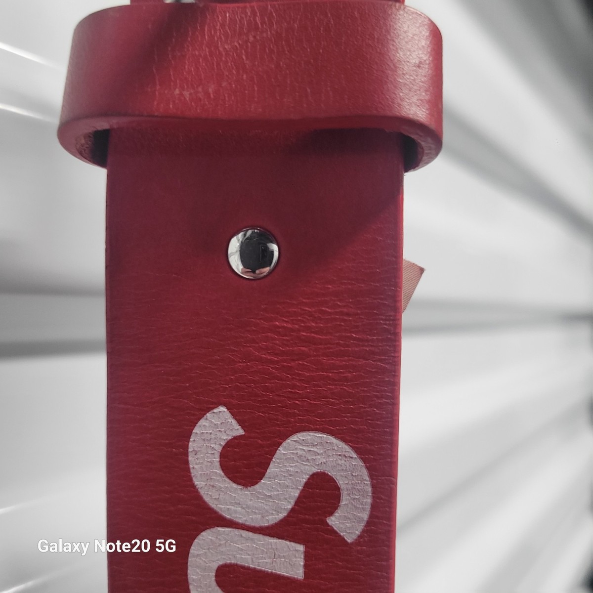 Supreme Red Repeat Belt | eBay