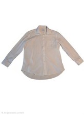 Calvin Klein Men's Dress Shirt M 15-15.5 White Long Sleeve Button Up Performance