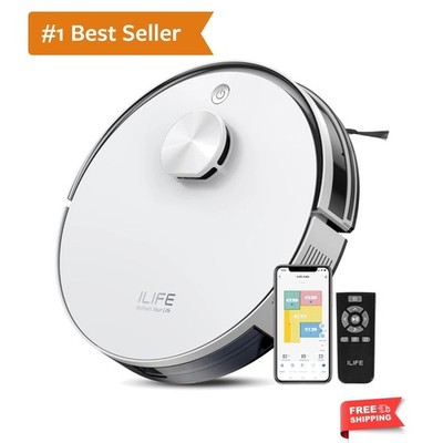 A30s Robot Vacuum, 10000Pa Max Suction Robotic Vacuum Cleaner with LiDAR Navi...