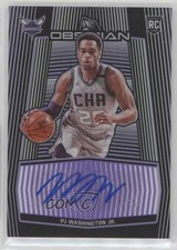 2019-20 Obsidian Rookie Electric Etch Purple 31/75 PJ Washington Jr Auto 03jn
