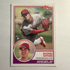2018 Topps Update Series - 1983 Topps Design Shohei Ohtani #83-2 (RC) - DODGERS