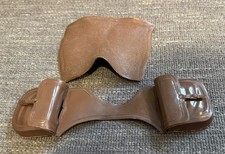 VTG Horse Saddle Blanket Saddle Bags Brown Plastic For Pinto Corral Fence Marx