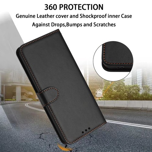 Leather Wallet Case Flip Stand Phone Cover for Vivo Y20 Y17 Y12 Y15 Y11 Y33S Y21 - Picture 4 of 16