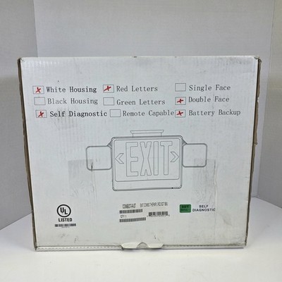 Crescent Lighting model CPRW32EN LED exit sign with emergency lighting