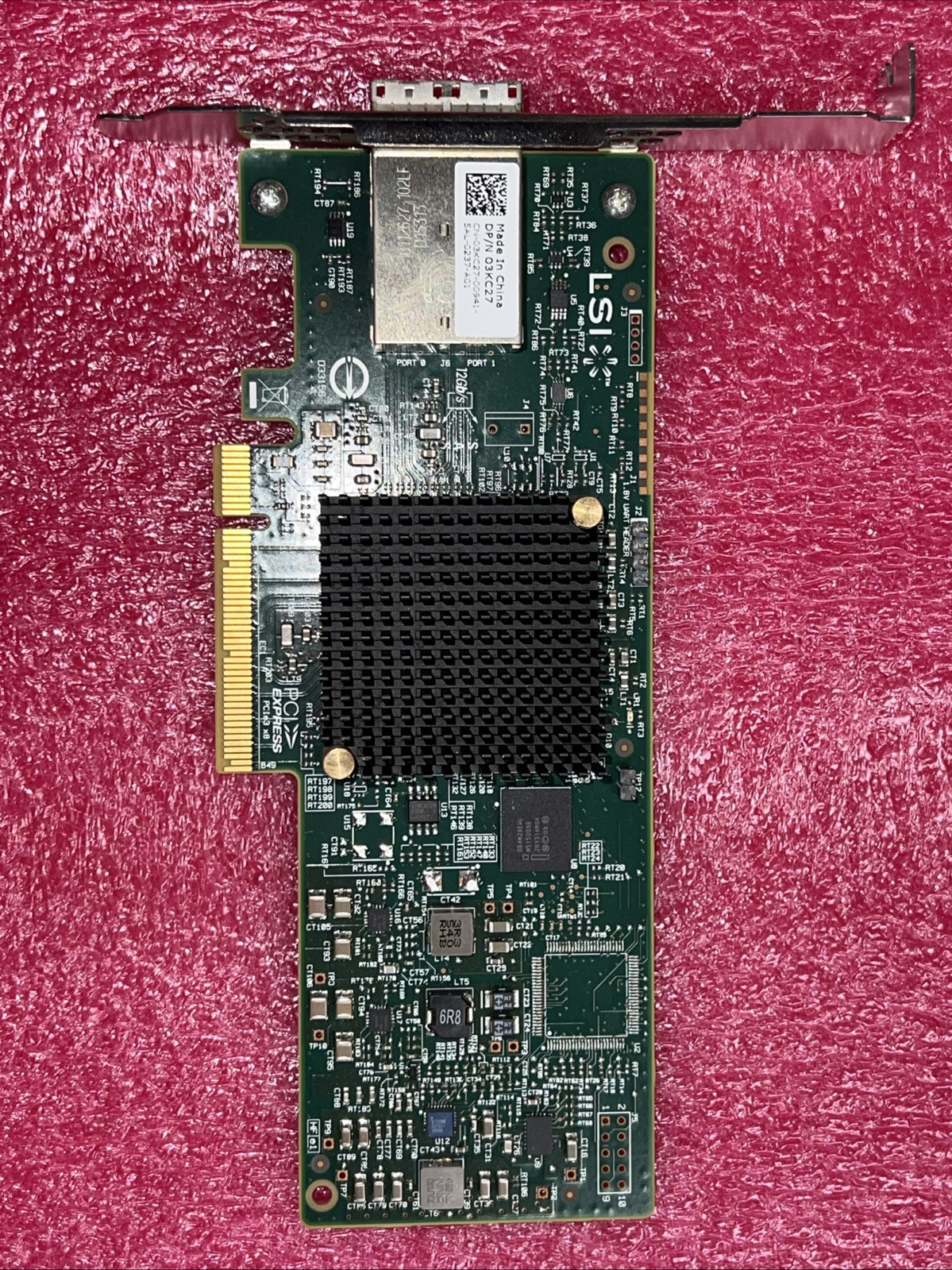 DELL 12Gb/s SAS9300-8e 8port External PCIe SAS Host Bus Adapter 03KC27