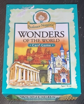 Professor Noggins: Wonders of the World Card Game COMPLETE ~ Great Condition!