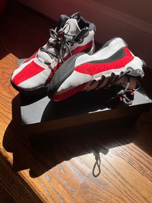 Iconic Air Jordan Jumpman 2021 PF Red White Black Nike Zoom Air cushioning. Box