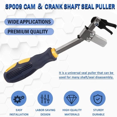 SP009 Shaft Type Seal Puller Application Cam Shaft Crank Shaft Auto Removal Tool