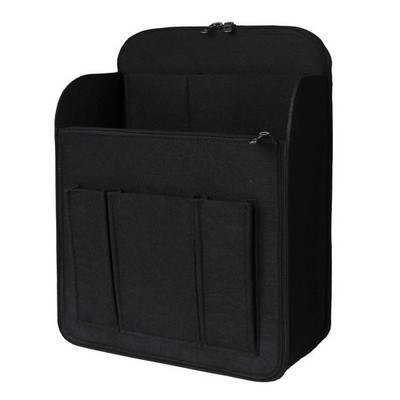 APSOONSELL Backpack Organizer Insert, Felt Bag for L, Black 