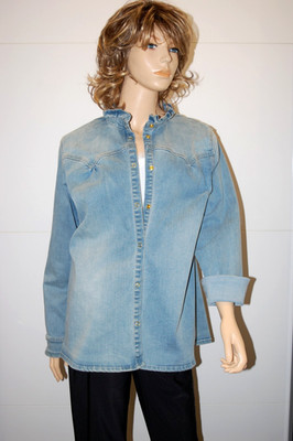 SOFIE SCHNOOR schone Jeansjacke mit Gold Details  gr. XL NP 169