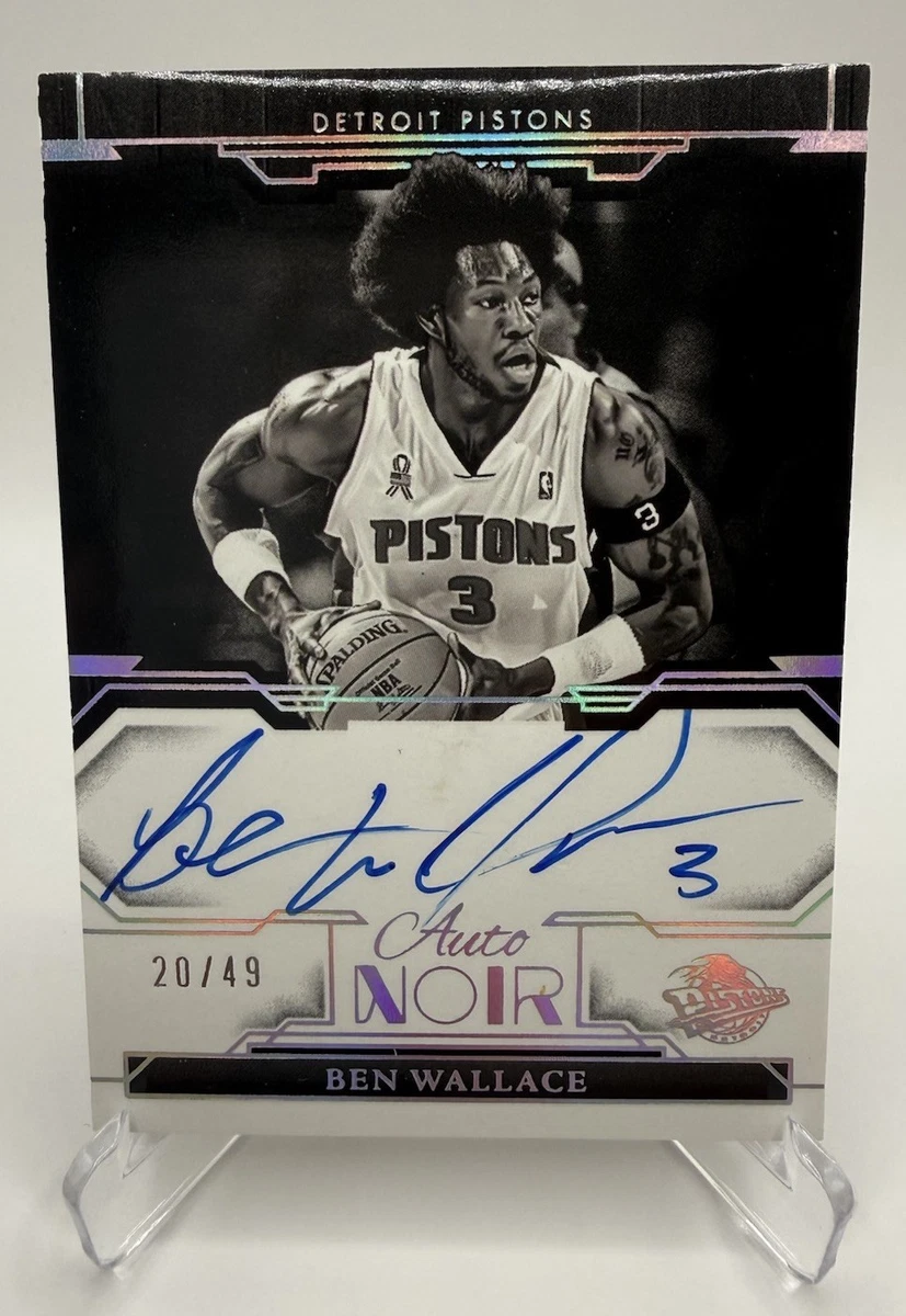 Ben Wallace Basketball Autographed Sports Trading Cards