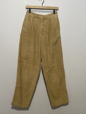 VINTAGE EDDIE BAUER Tan Corduroy PANTS WOMENS SIZE 10 Mom Boho