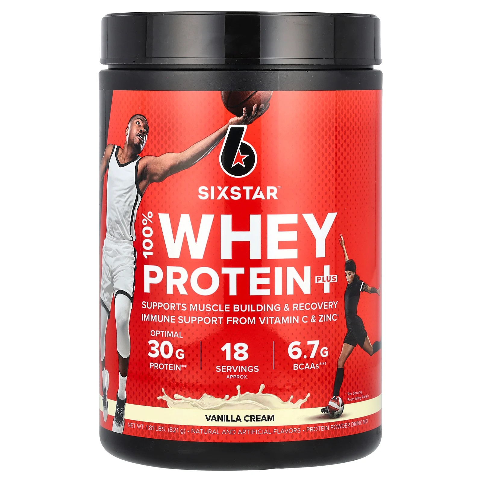 100 Whey Protein Plus ванильный крем 181 фунта 821 г 5690₽