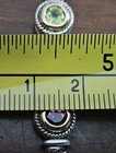 925/14k Ross Simons China Stamped: 925-Sterling/14k Bezel set Gemstones Bracelet — photo 4