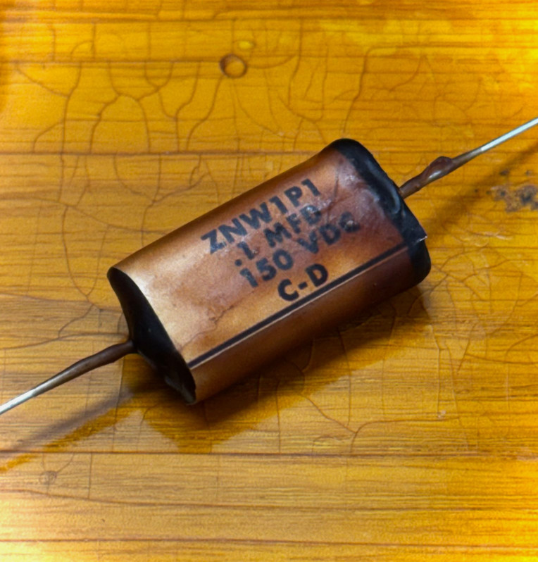 Reproduction Fender Blackguard Telecaster Stratocaster 1952- Capacitor Phonebook