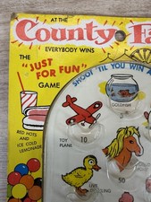 Vintage 1969 County Fair Marble Shooting Game Smethport PA Toy NOS Carded