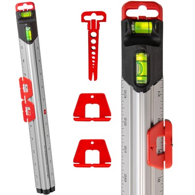 Kapro 313 Measure Mate White Ruler Level Multi Purpose Tool for Home Improvement