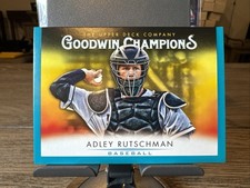 RC 2021 UPPER DECK GOODWIN CHAMPIONS #63 ADLEY RUTSCHMAN TURQUOISE