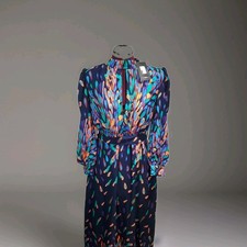 NWT* Fashion Nova Wings Of A Feather Maxi Navy Dress Size XS 