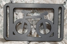 GRIP6 BELT BUCKLE - 10 SPEED BIKE - GUNMETAL GRAY - 1.5 INCH WIDE