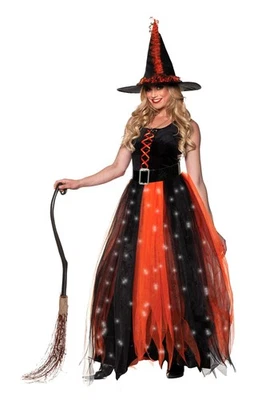 Costume De Sorcière Adulte Hocus Pocus - Photo 1/3