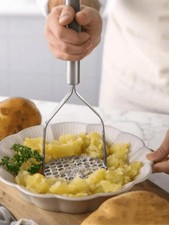 Potato Masher Stainless Steel Press Professional Vegetable Crusher Thick Durable